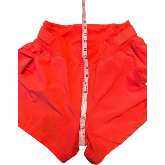 NWOT Zella High Rise 4 Pocket Take A Hike Trail Shorts in Red Cayenne XS - Picture 7 of 9